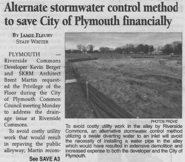 CIty of Plymouth Cooperation for RIverside Commons Apartments