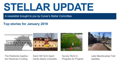 Sand Hill Farm in the Culver Stellar Update – January ’19